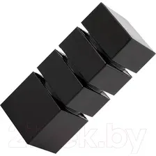 Набор наконечников для карниза АС ФОРОС Нордик D19 (2шт, черный)