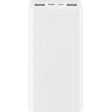 Внешний аккумулятор Xiaomi Mi Power Bank 3 PLM18ZM USB-C 20000mAh (белый, китайская версия)