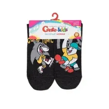 Носки детские CONTE-KIDS "Веселые ножки" черные р-р. 16 арт. 17С-10СП