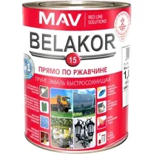 Грунт-эмаль MAV Belakor-15 1 л (белый матовый)