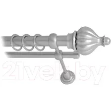 Карниз для штор Lm Decor Купол 145 2р гладкий 25/16мм (сатин, 4м)