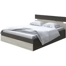 Кровать PROxSON Milton с ПМ 160x200 (дуб кантербери/ясень шимо светлый)