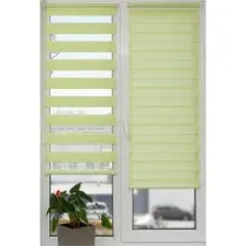 Рулонная штора АС МАРТ Баланс 90x160 (фисташковый)