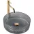 Умывальник Rea Cristal Black REAU9671