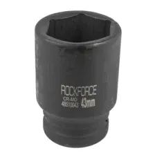 RockFORCE - Торцевая головка, ударная, глубокая,43мм,1", 6гр. / RF-48510043