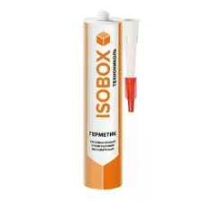 Герметик силиконовый санитарный ISOBOX, бесцветный, 260 мл,
