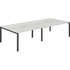 Офисный стол Norden 320х143.8х75 SG.256.SH.63.AN (антрацит/серый бархат)