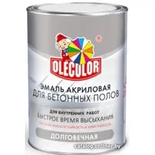 Краска Olecolor Для бетонных полов 3.5 кг (белый)