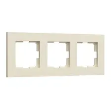 Рамка для выключателей и розеток Werkel Slab W0032962 (айвори матовый)