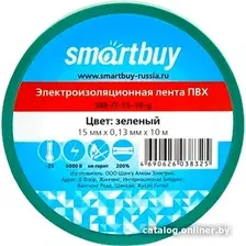 Изолента SmartBuy SBE-IT-15-10-g 10м (зеленый)