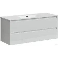 Sancos Тумба под умывальник Libra LB120-1W (белый глянец)