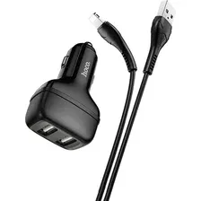 Автомобильное зарядное Hoco Z36 Lightning (черный)