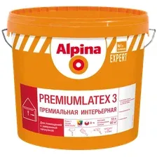 Краска Alpina Expert Premiumlatex 3 (База 1, 10 л)