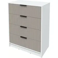 Комод Интерлиния Концепт Лайн КТ-К80 (белый платинум/луна)