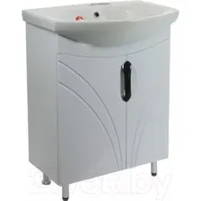 Тумба под умывальник Doratiz Тропикана 65 / 9912.811 (белый)