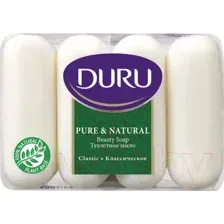 Набор мыла Duru Pure & Natural Классическое (4x85г)