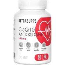 Витамины, минералы ULtraSupps Коэнзим Q10 антиоксидант 100 мг (60 капсул)