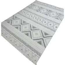 Ковер для жилой комнаты Radjab Carpet Поло Прямоугольник PL 273 12559RK (2.4x3.4, Cream/Grey)