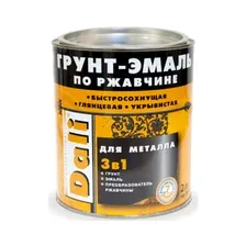 Грунт-Эмаль по ржавчине Dali 2 л (коричневый) RAL 8017