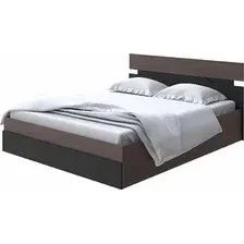 Кровать PROxSON Milton с ПМ 160x200 (ясень шимо темный/черный)