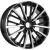 Литой диск KDW KD1740 17x7" 5x114.3мм DIA 66.6мм ET 37мм (Black Front Polished)