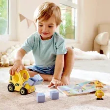 Развивающий игровой набор Hape Бульдозер / E3439_HP