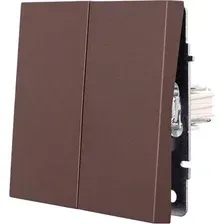 Выключатель Lezard Zima 704-7388-101QC (шоколад)