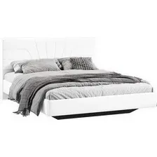 Кровать Трия Пандора 160x200 Тип 1 (экокожа Polo white)