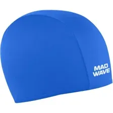 Шапочка для плавания Mad Wave Poly II (синий)