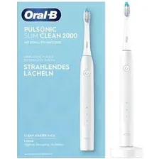 Электрическая зубная щетка Oral-B Pulsonic Slim Clean 2000 (белый)