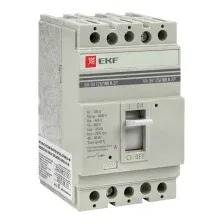 Выключатель автоматический EKF PROxima ВА-99 125/ 100А 3P 25кА