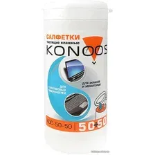 Салфетки для ухода за техникой Konoos KDC-50-50 (100шт)