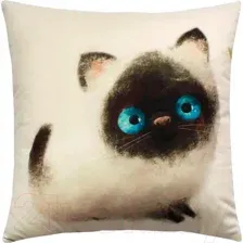 Подушка декоративная MATEX Fluffy.Марсик / 62-431 (молочный/серый/коричневый)