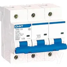 Автоматический выключатель CHINT NXB-125 3P 100А 10kA D (816142)