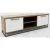 Тумба Hype Mebel ТВ 120x40 (черный-дуб галифакс натуральный)