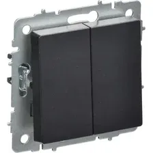 Выключатель IEK Brite BR-V23-0-10-K02 (черный)