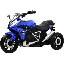 Детский мотоцикл RiverToys Z333ZZ (синий)