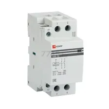 Контактор модульный EKF PROxima КМ 2М 50А 2NО (km-2-50-20)