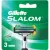 Сменные кассеты для бритья Gillette Slalom со смазывающей полоской, 3 шт
