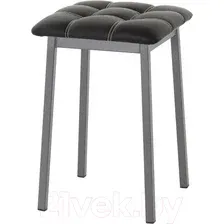 Табурет AMC Comfort 7К4.1 (кожзам, черный/графит)