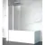 Стеклянная шторка для ванны Aquabath AB-YR02-1000-1500