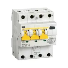 Дифавтомат IEK АВДТ 34 3P+N C32 30мА (MAD22-6-032-C-30)