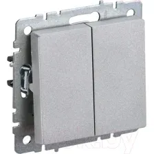Выключатель IEK Brite BR-V22-0-10-K47 (алюминий)