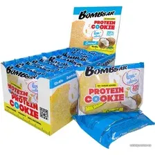 Протеин сывороточный (концентрат) Bombbar Низкокалорийное печенье (40 г, кокос)