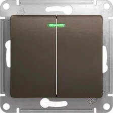 Выключатель Schneider Electric Glossa GSL000853 (шоколад)