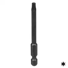 KING TONY Вставка (бита) торцевая 1/4', Torx, Т9, L = 70 мм, для шуруповерта 717009T