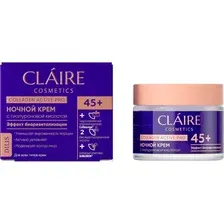 CLAIRE Collagen Active Pro Ночной крем 45+, 50 мл