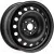 Штампованный диск Eurodisk 75J51H 16x6.5" 5x114.3мм DIA 67.1мм ET 51мм Black