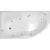 Ванна Triton София 170x95 L Люкс Flat (с гидромассажем)