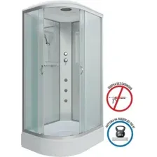 Душевая кабина Niagara NG-33084-14RG 100x80 (матовое стекло)
